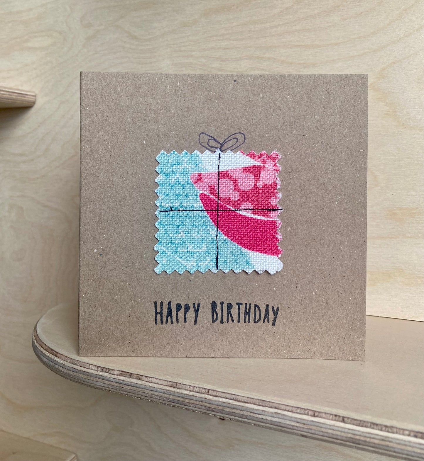 Floral Happy birthday card!