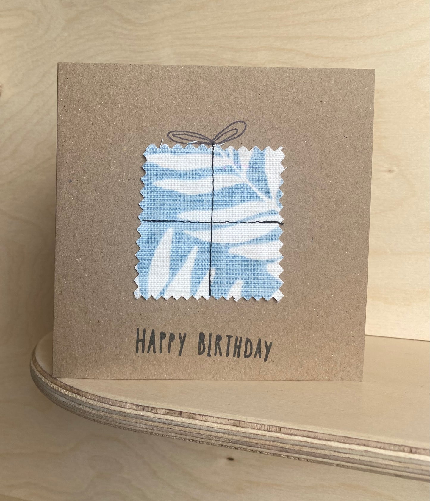 Blue plant Happy birthday card!