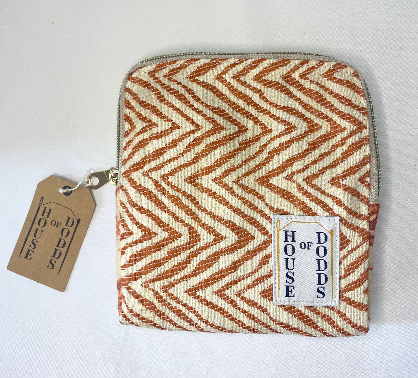 Red Zebra Purse with Red Floral Lining