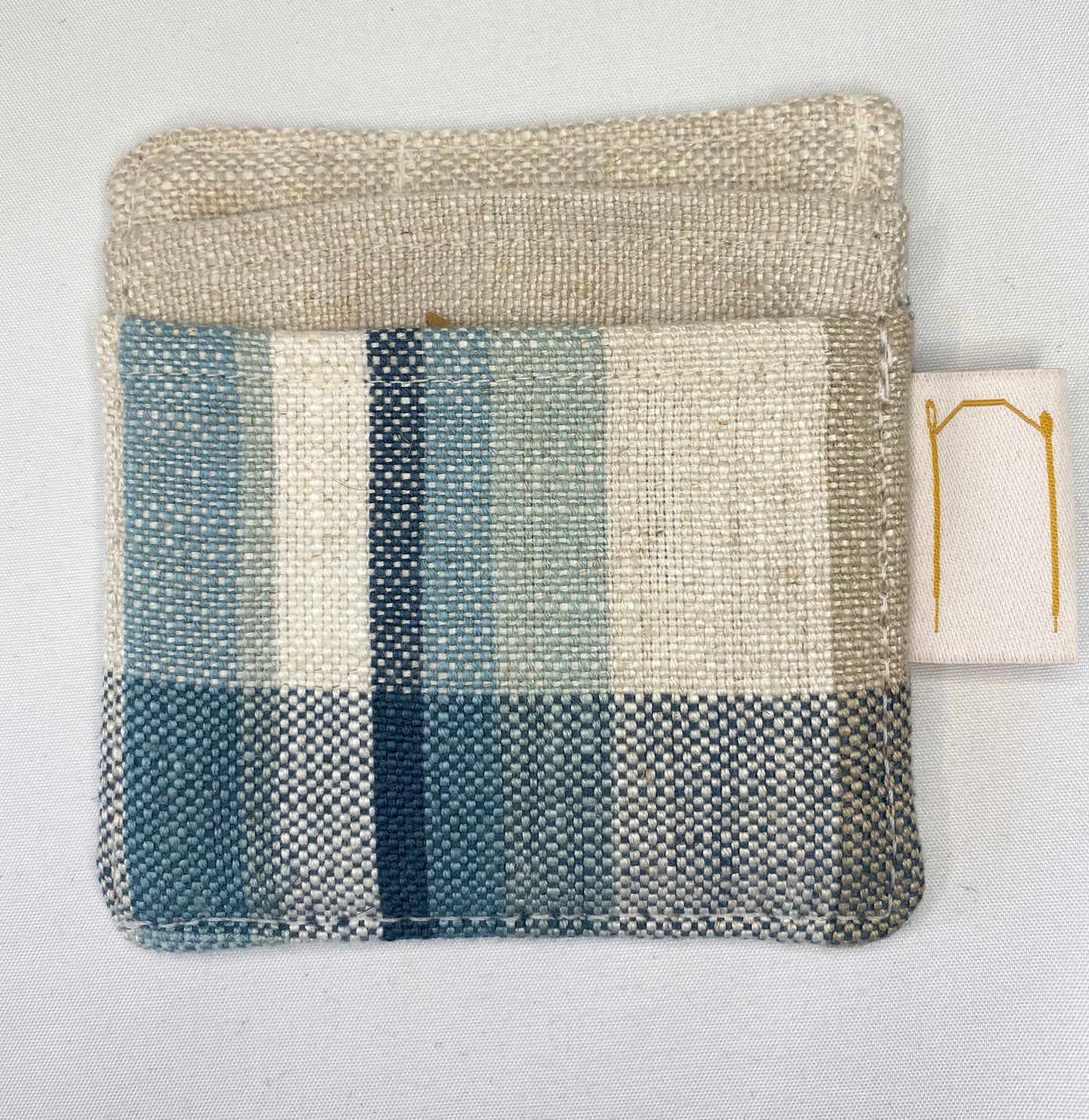 Blue Striped- Card Holder