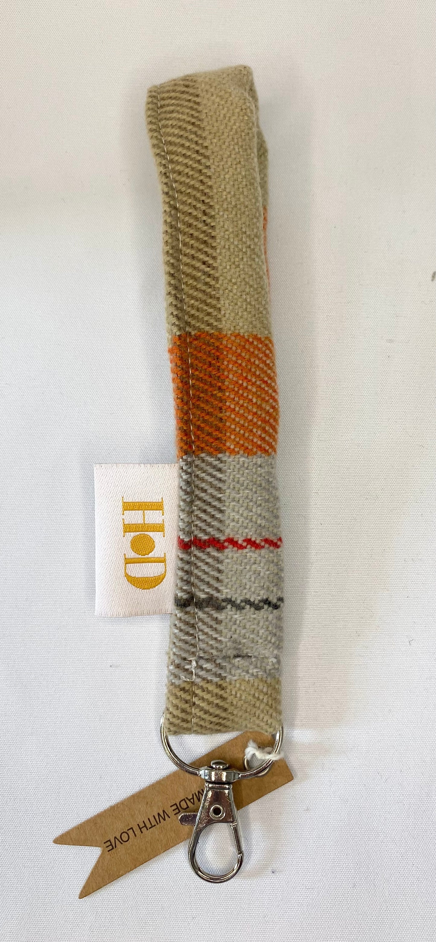 Orange with Silver Clasp -Key Holder