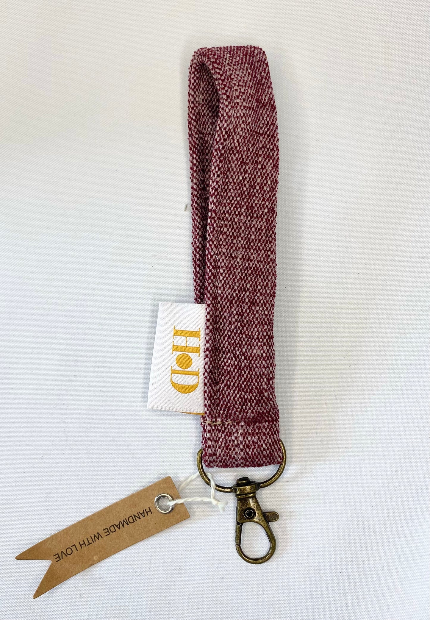 Purple with Brass Clasp -Key Holder
