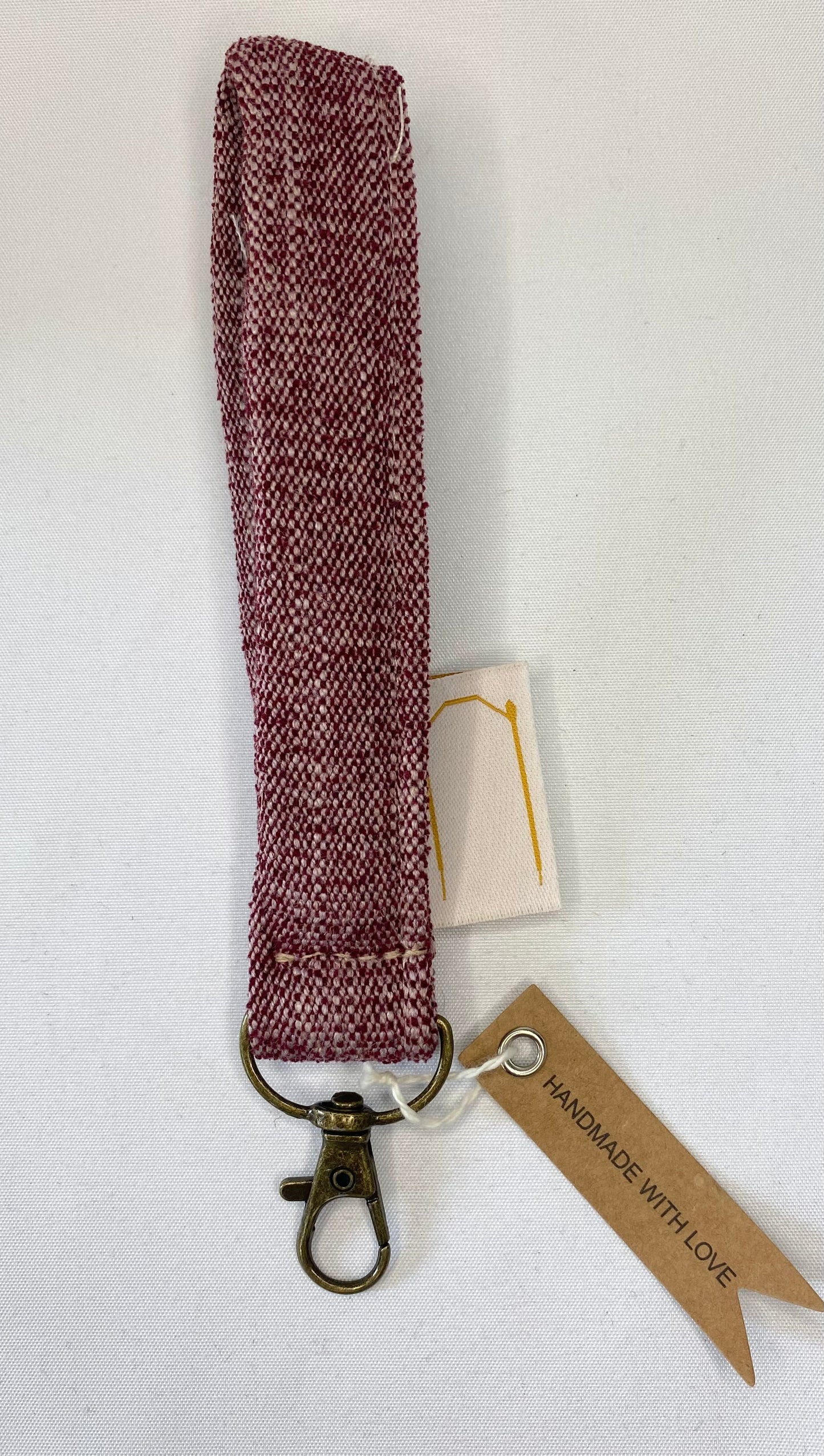 Purple with Brass Clasp -Key Holder