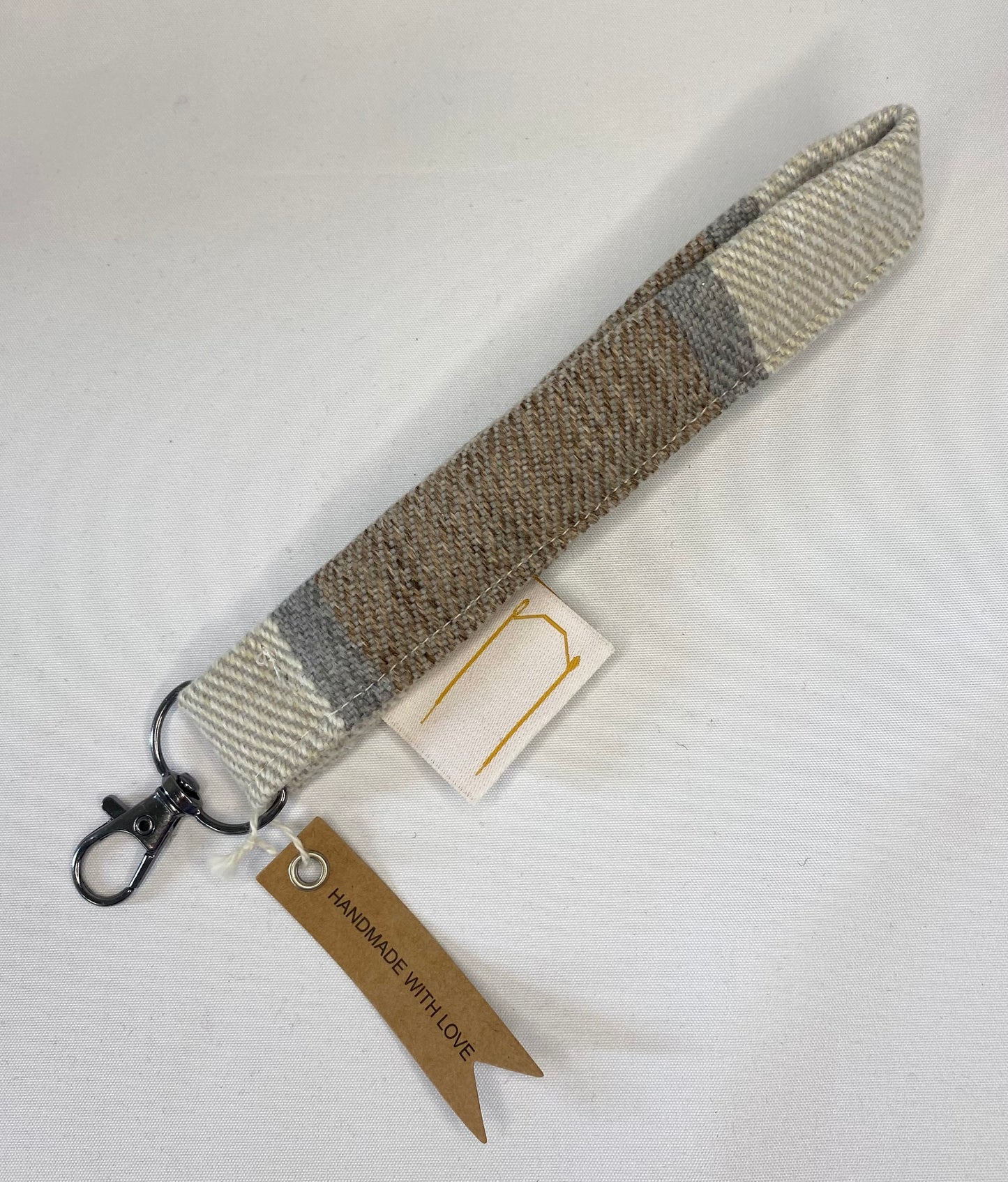Grey with Silver Clasp -Key Holder