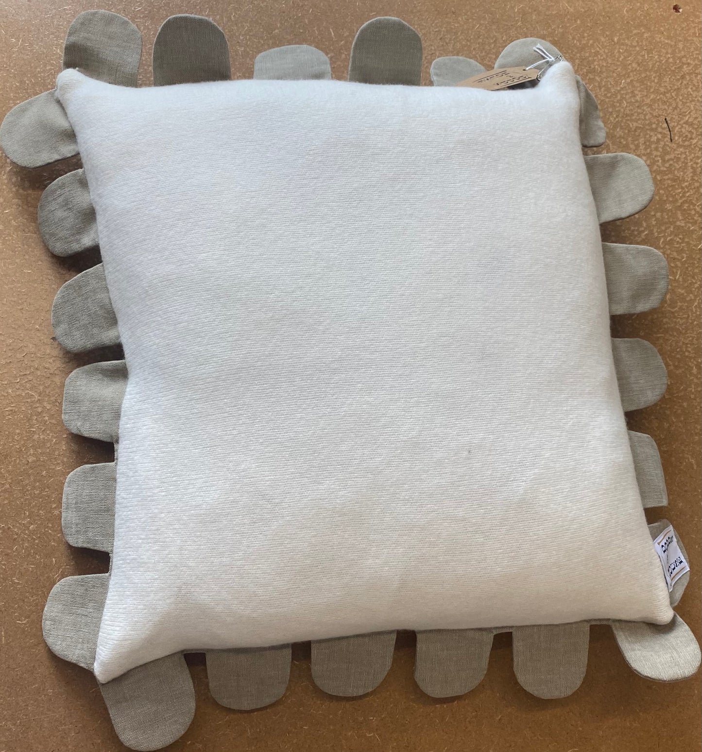 100% lambs wool knitted cushion