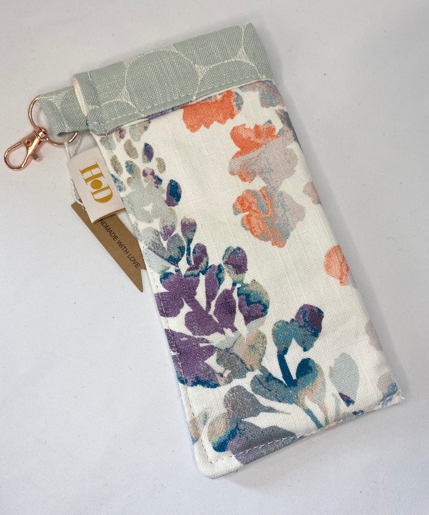Contrast Foxglove Glasses Case