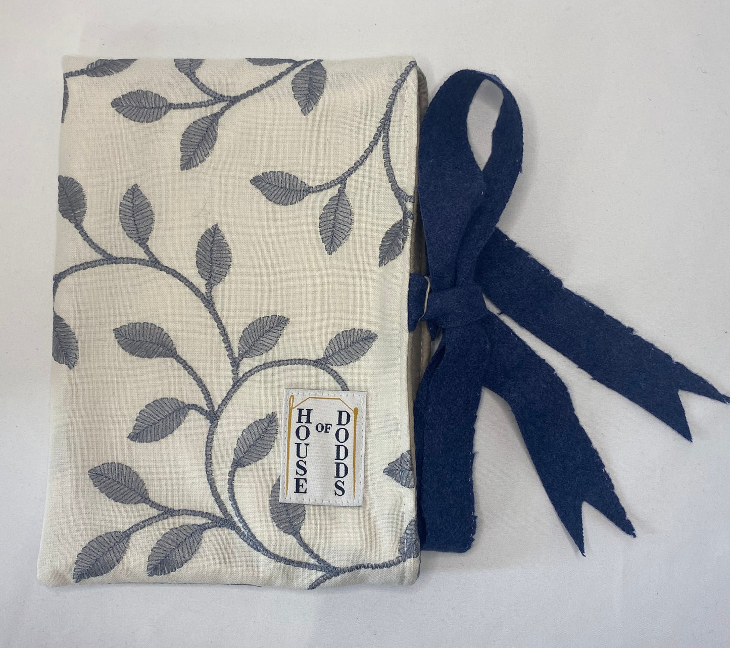 Dark Blue embroidered Book Bag