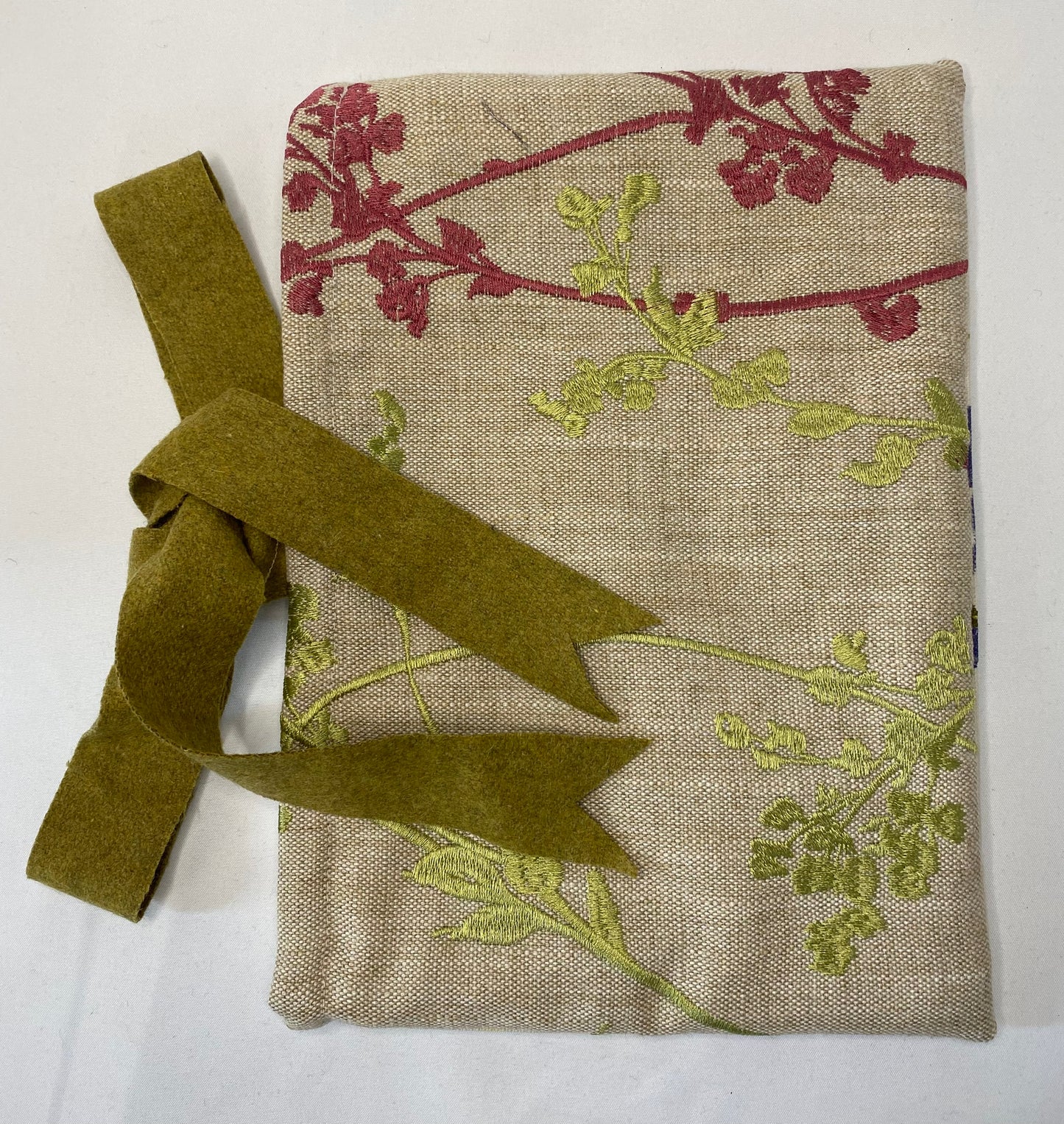 Flecked Flower Book Bag