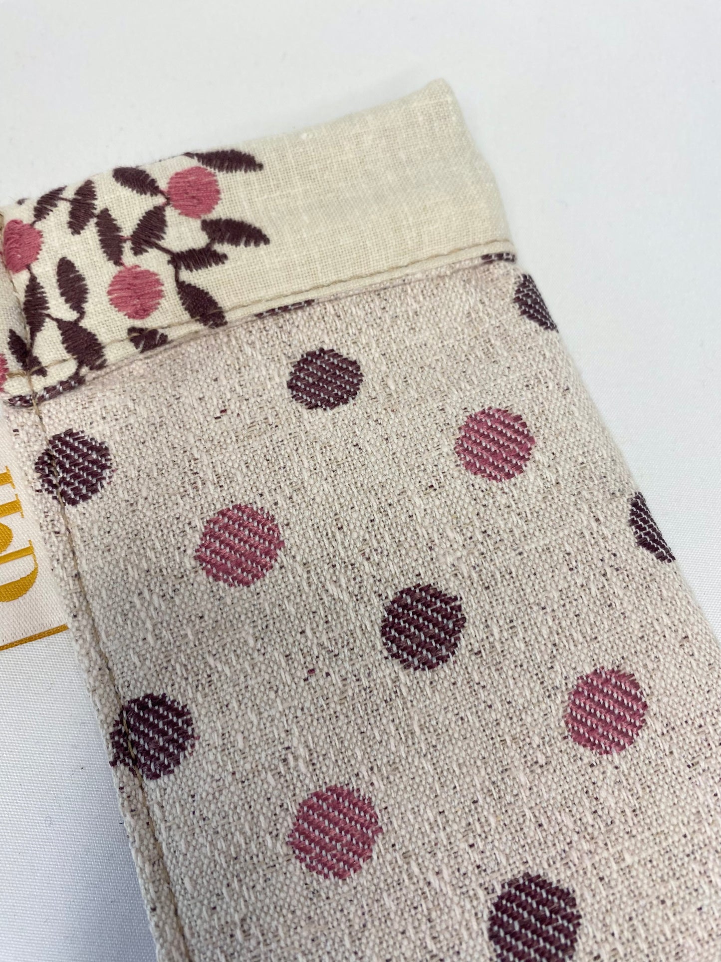 Pink Spot Glasses Case