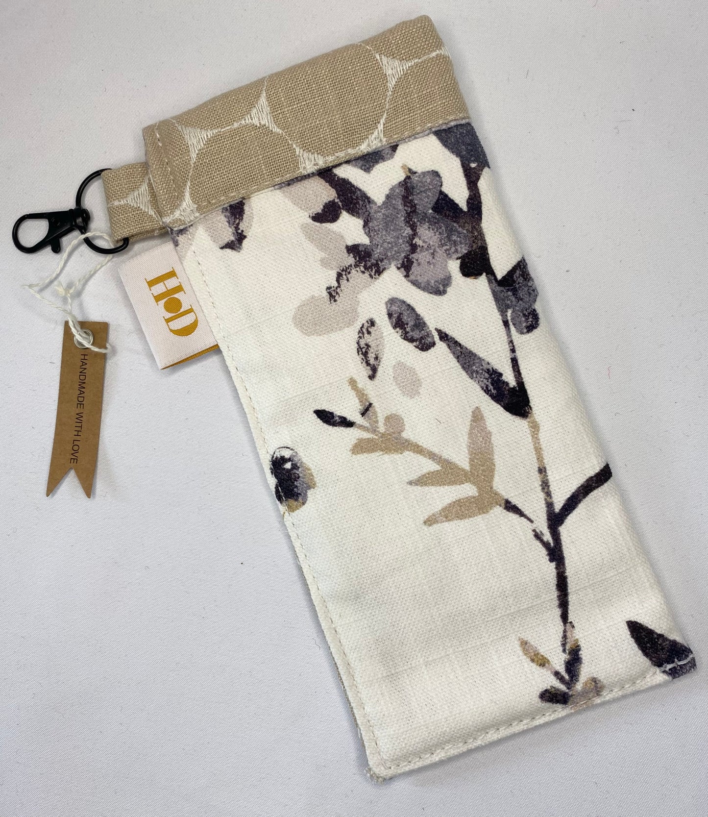 Black and Beige Glasses Case