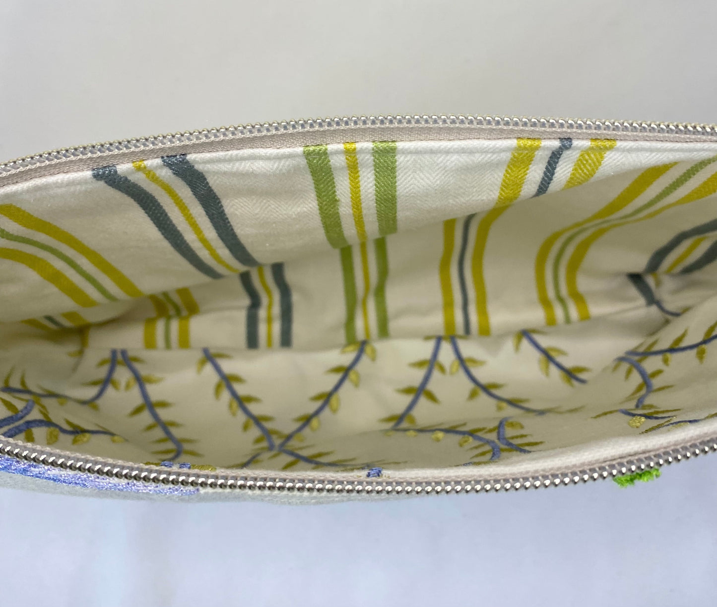Embroidered Flower Cosmetic bag