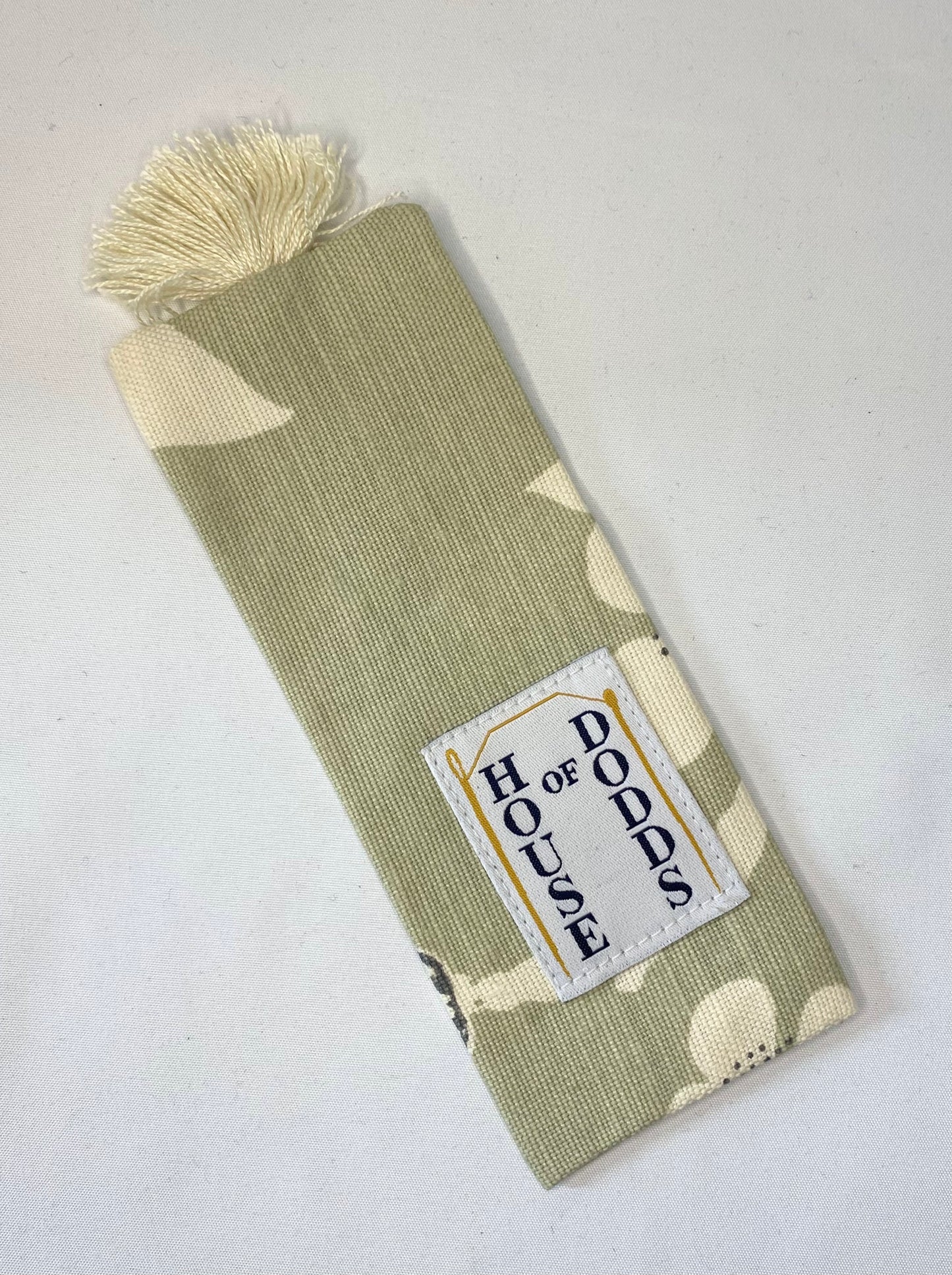 Sage- Handmade Fabric Bookmark