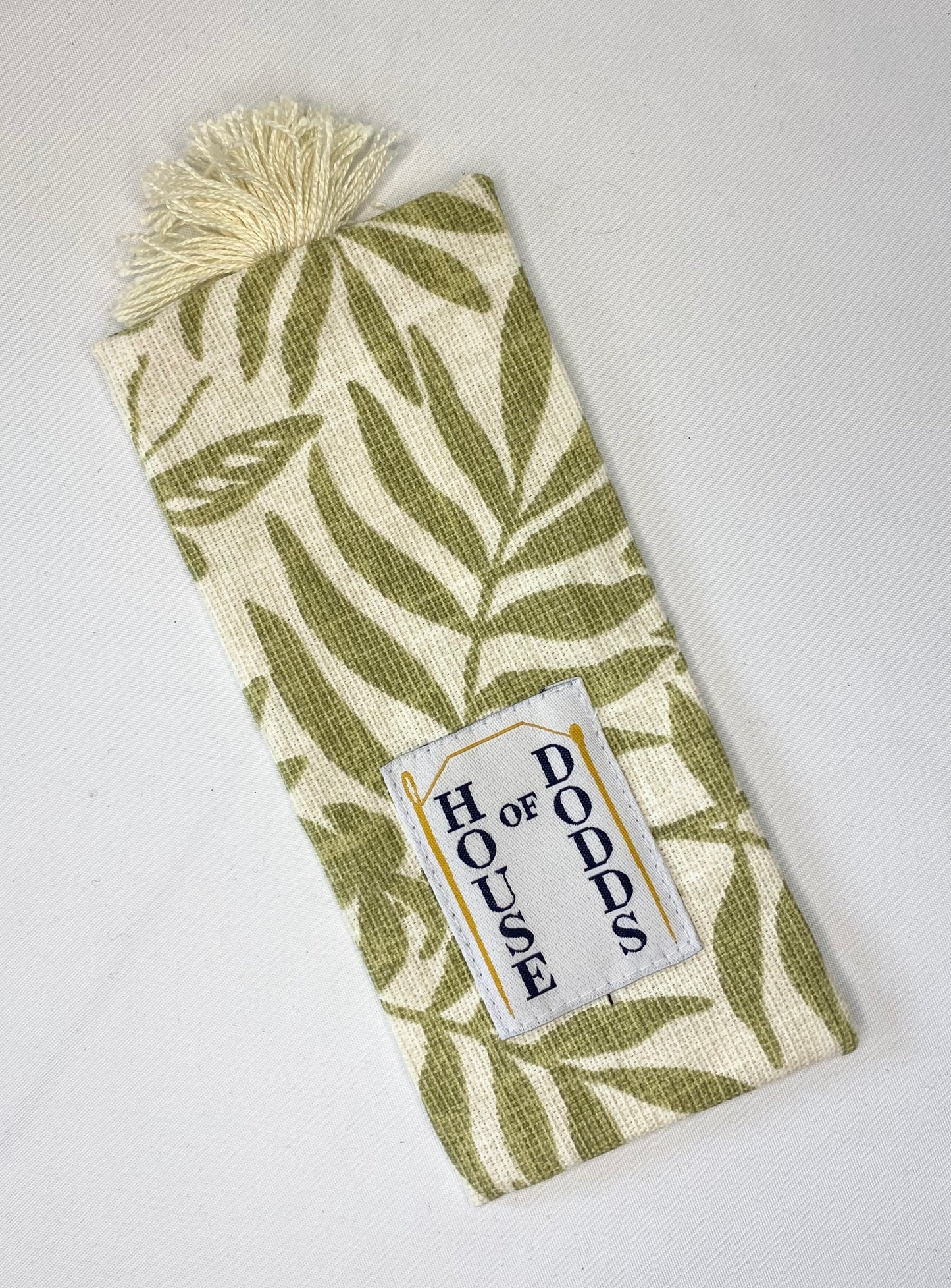 Green Jungle - Handmade Fabric Bookmark
