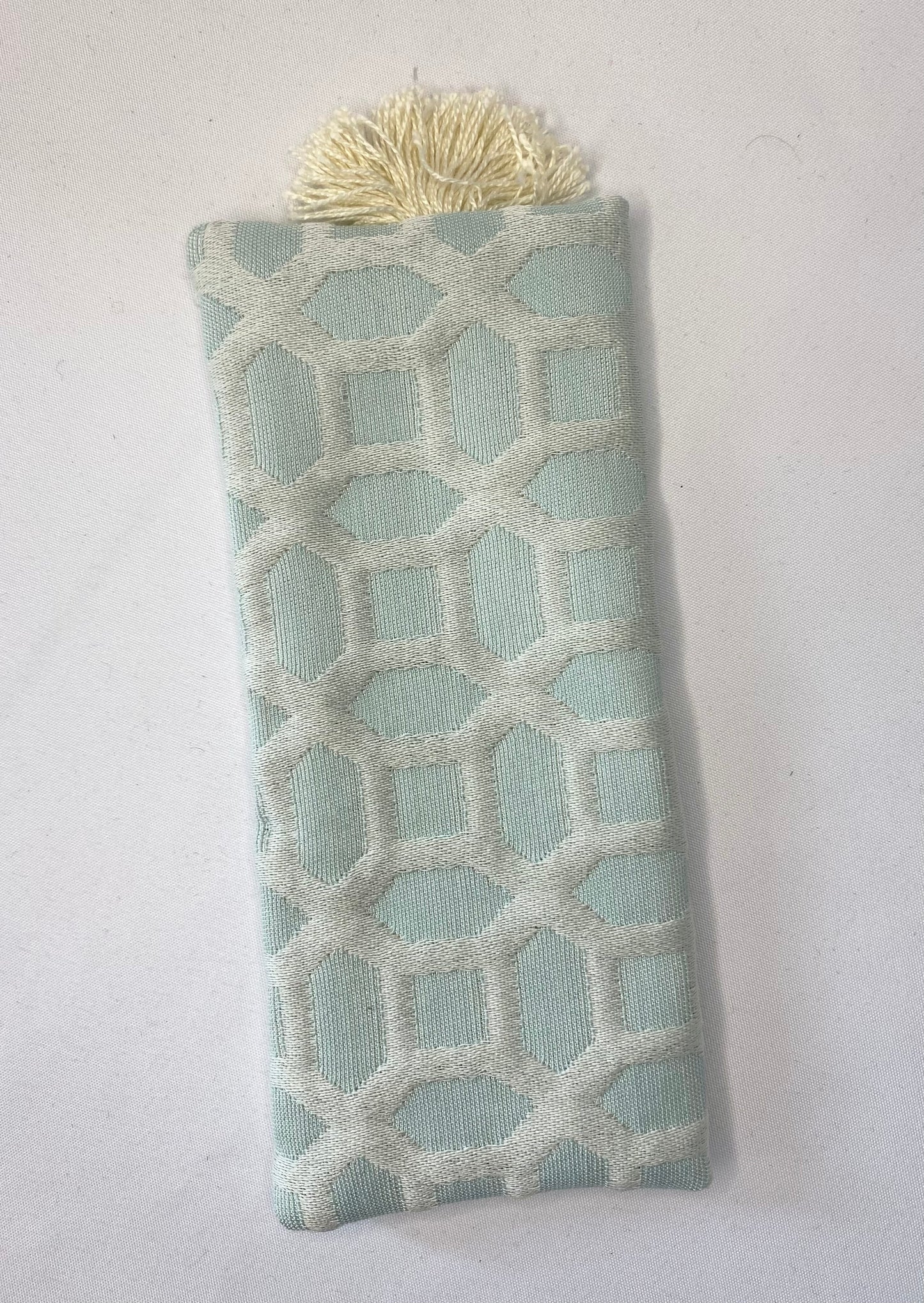 Baby blue - Handmade Fabric Bookmark