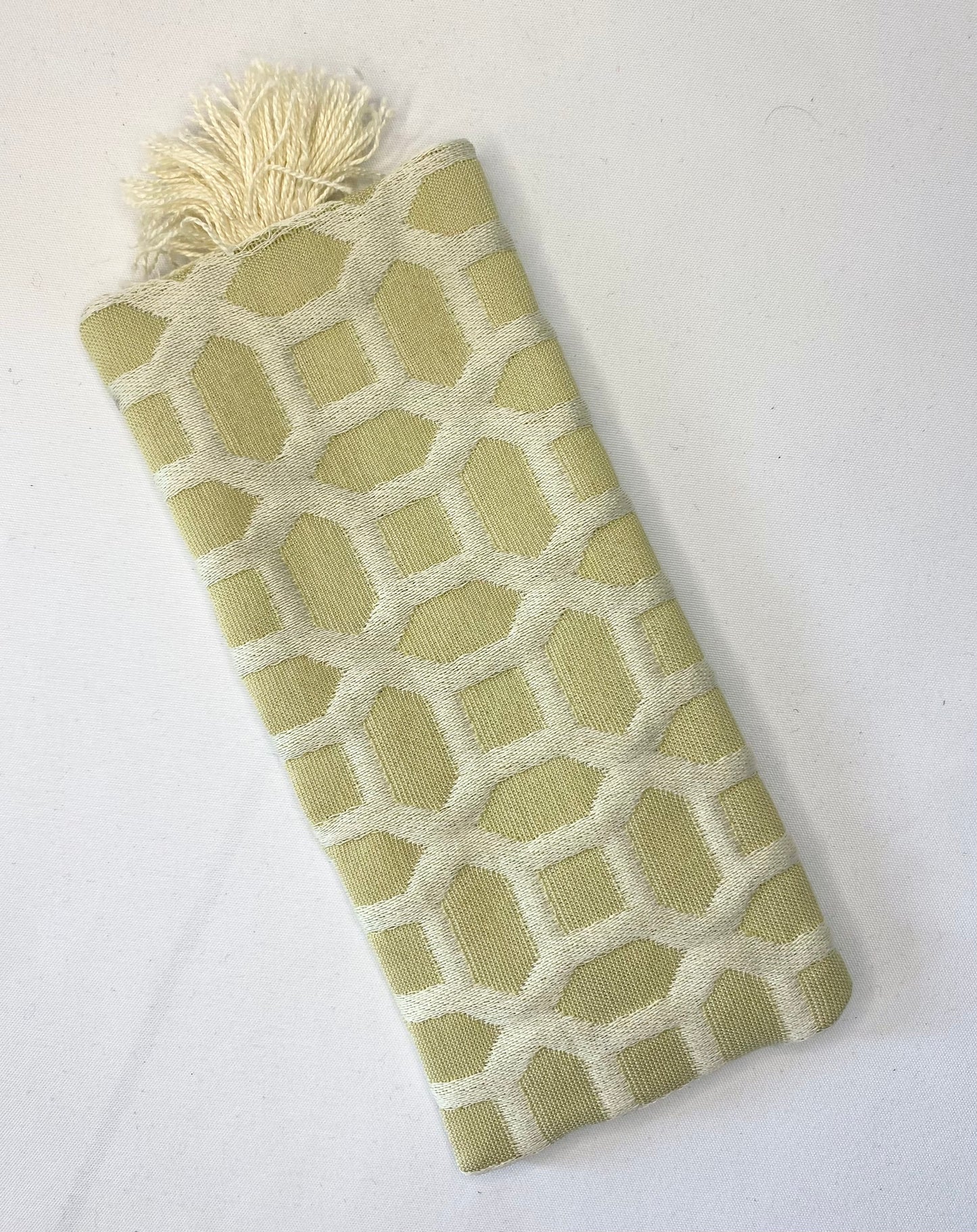 Apple Green - Handmade Fabric Bookmark