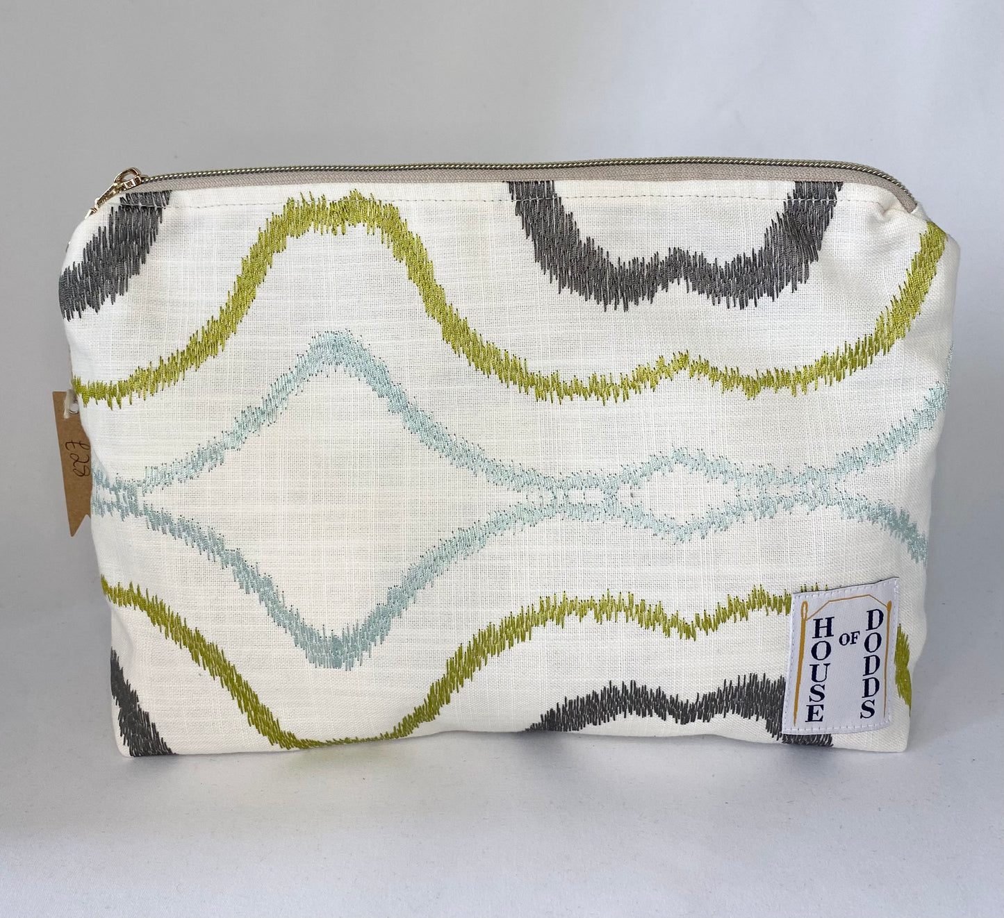 Vibrant Squiggle Cosmetic bag