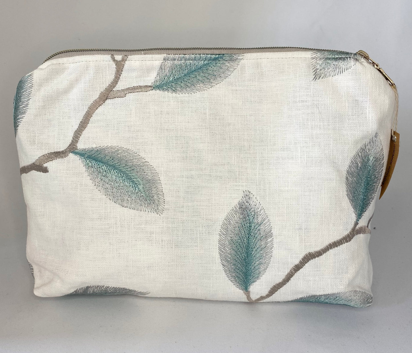 Blue patterned Cosmetic bag