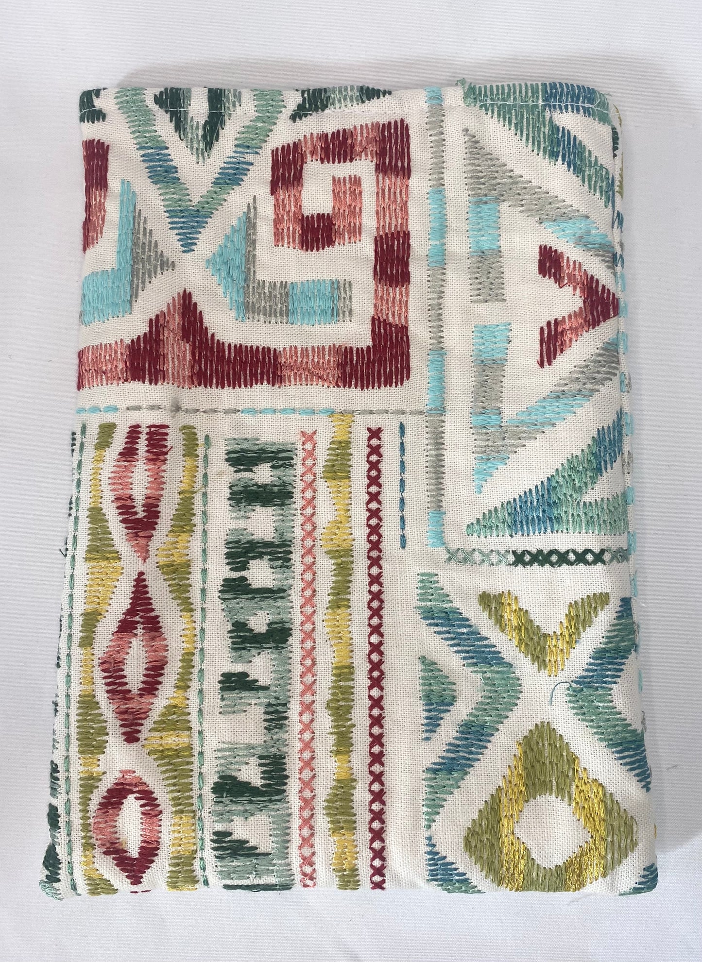 Playful Embroidered Book Bag