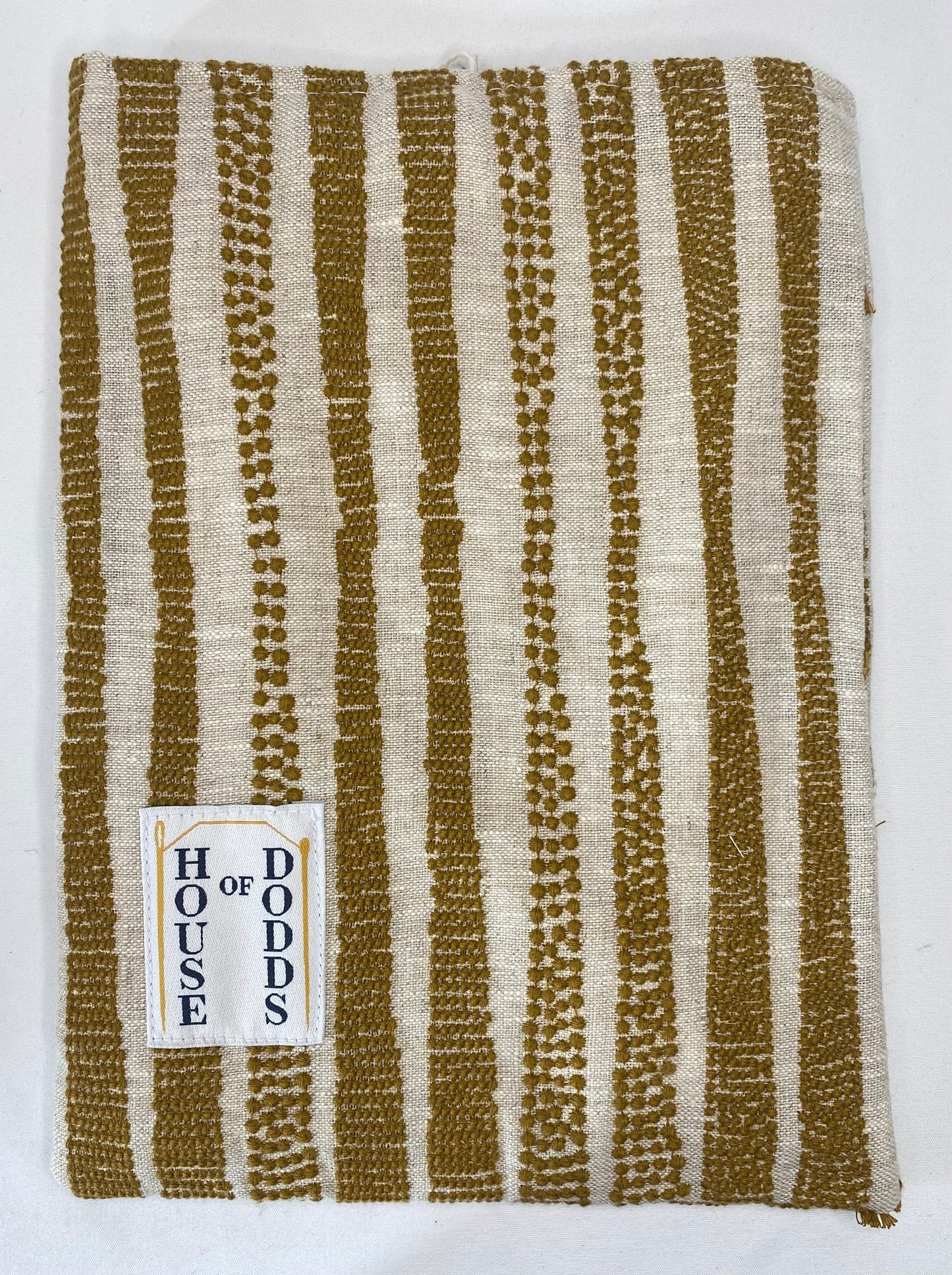 Brown Textured Book Bag