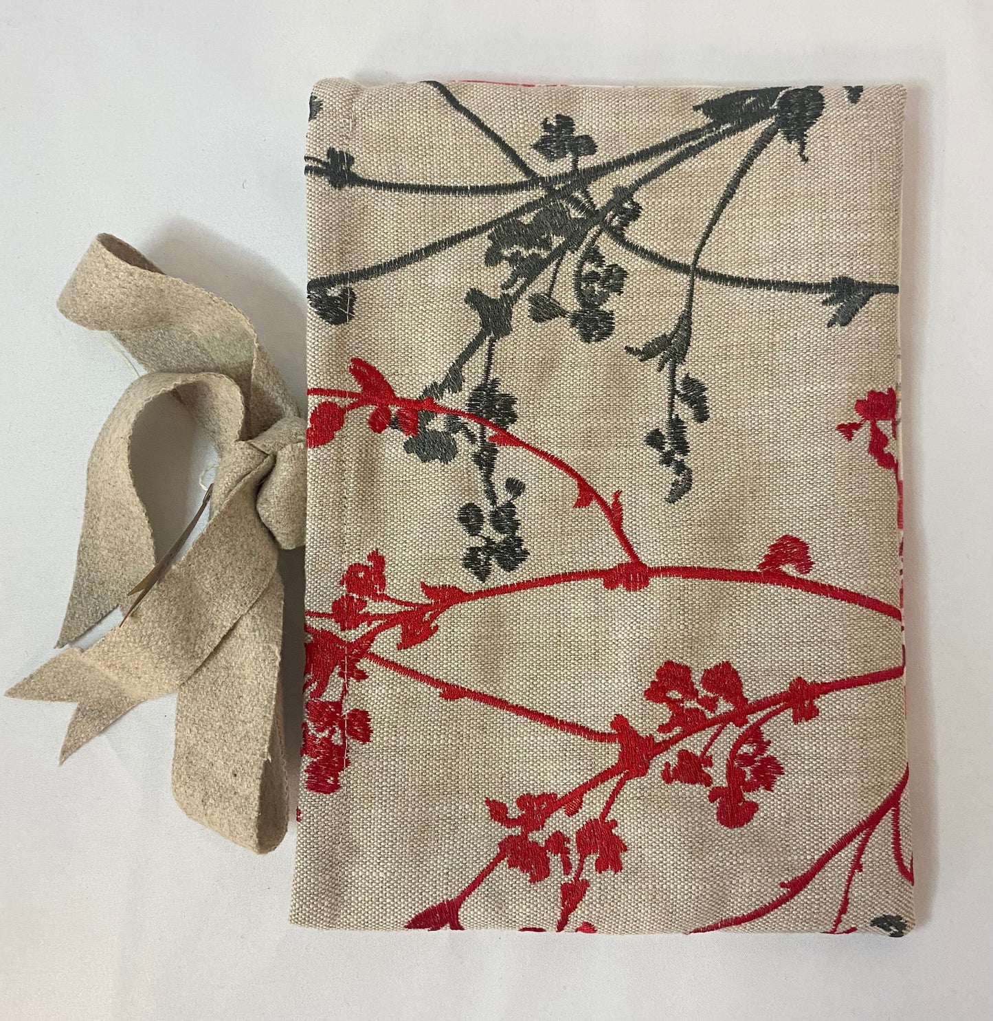 Red detail with grey tie Book Bag