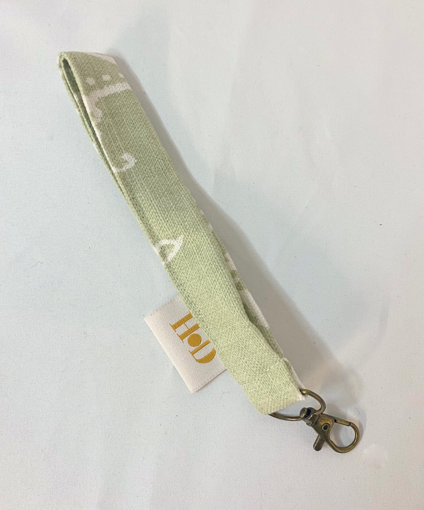 Sage with Bronze Clasp -Key Holder
