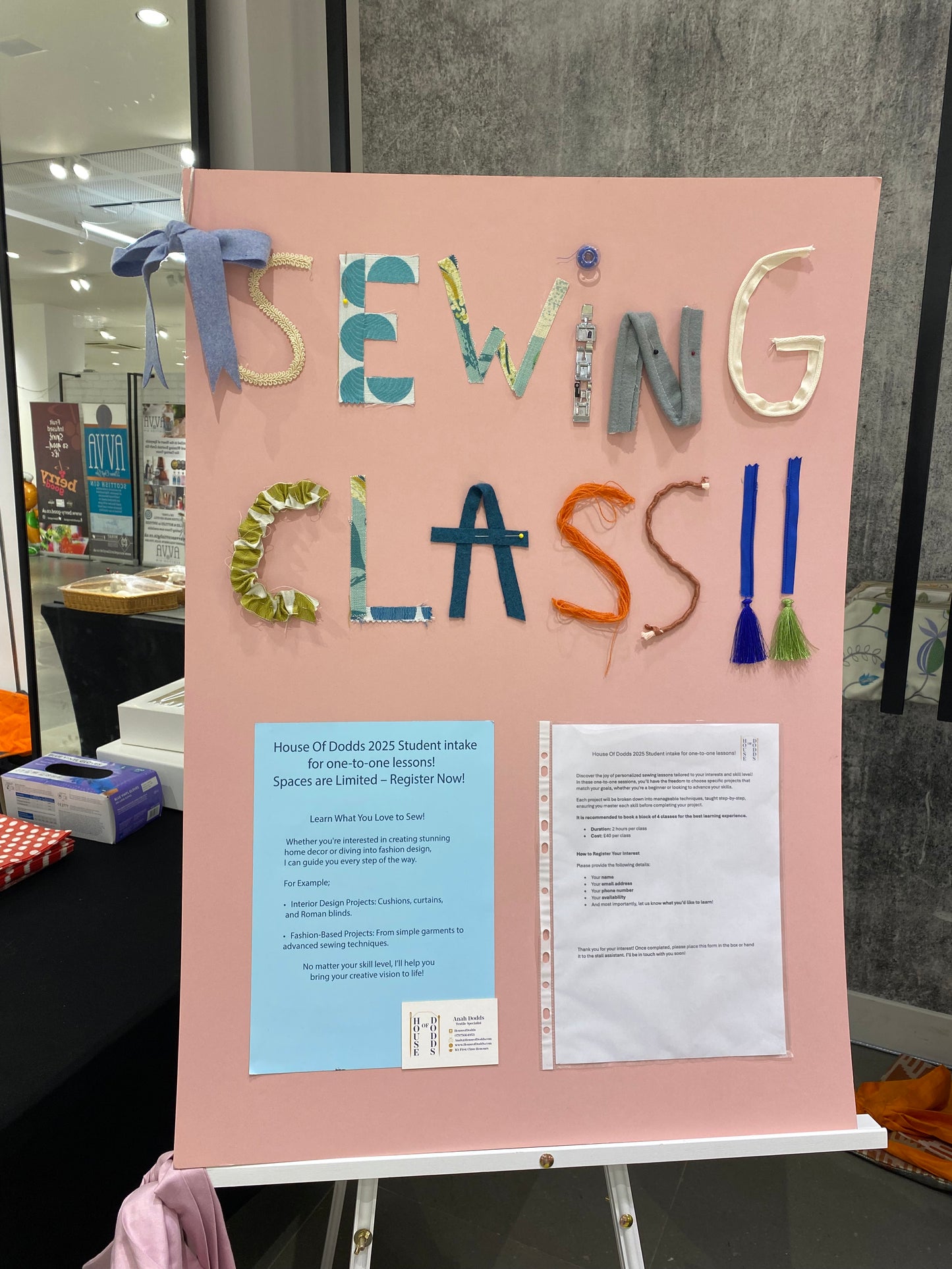 Learn to Sew – Taster Workshop for Interiors & Fashion