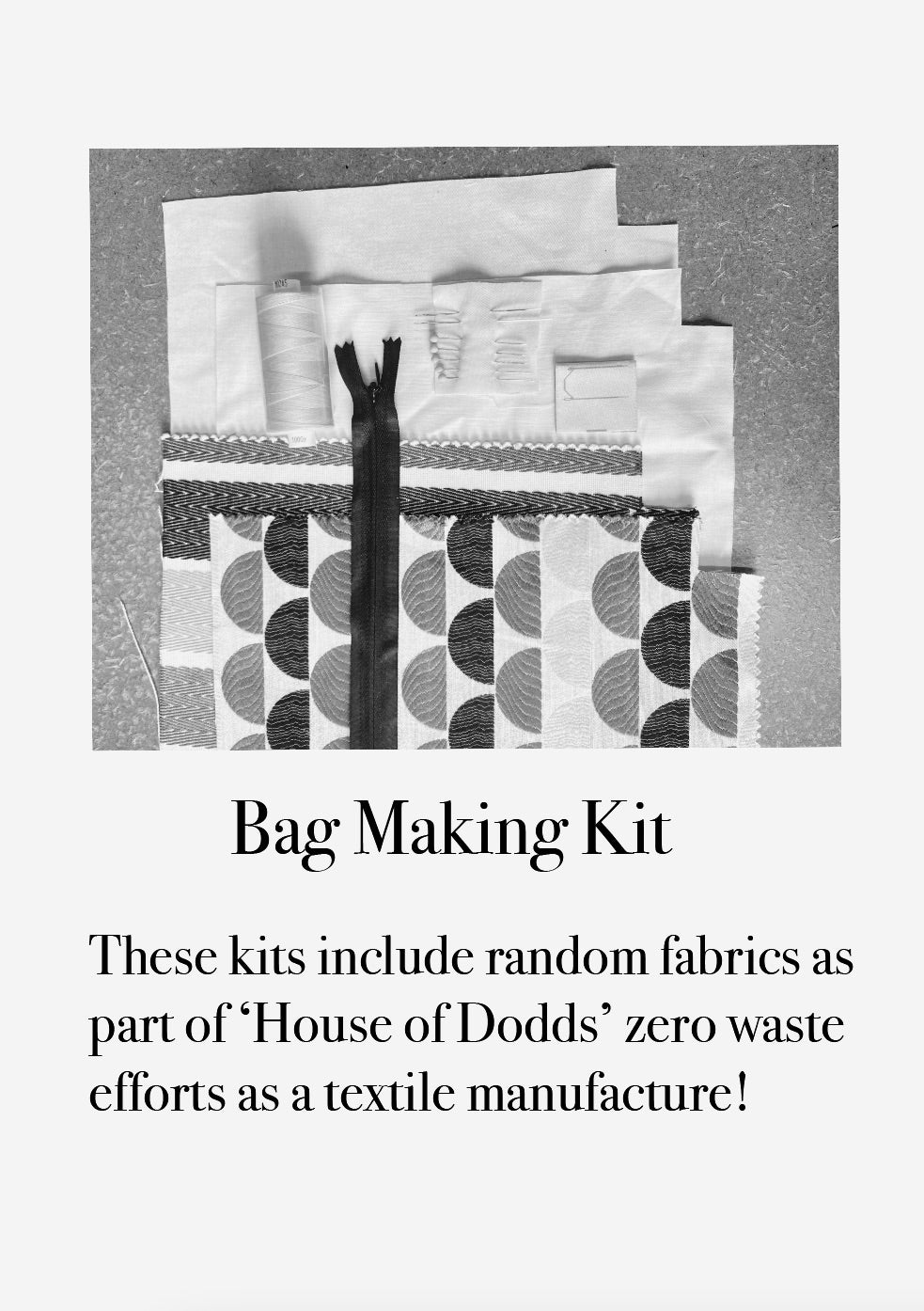 Make Your Own Cosmetic Bag – Sewing Kit with Fabric Included