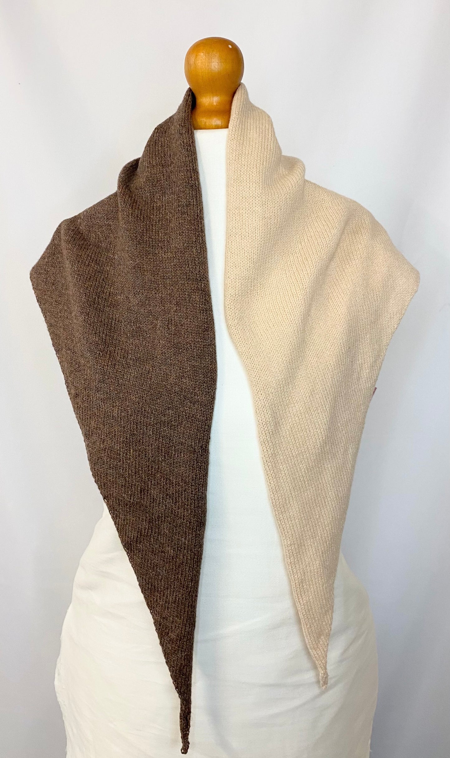 Brown and Cream Neckerchief