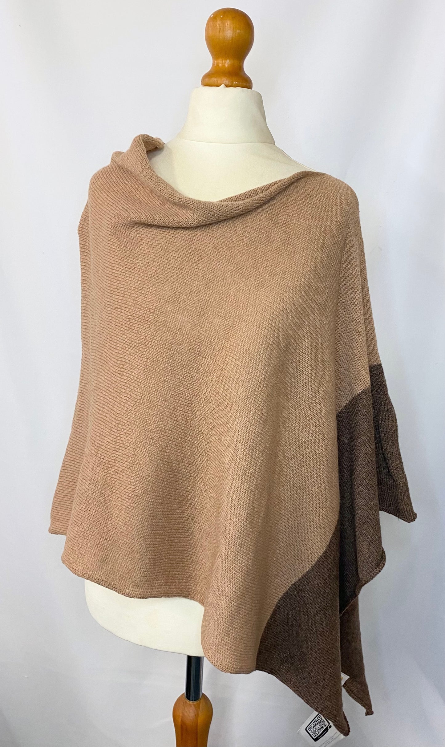 Brown Stripe Shawl
