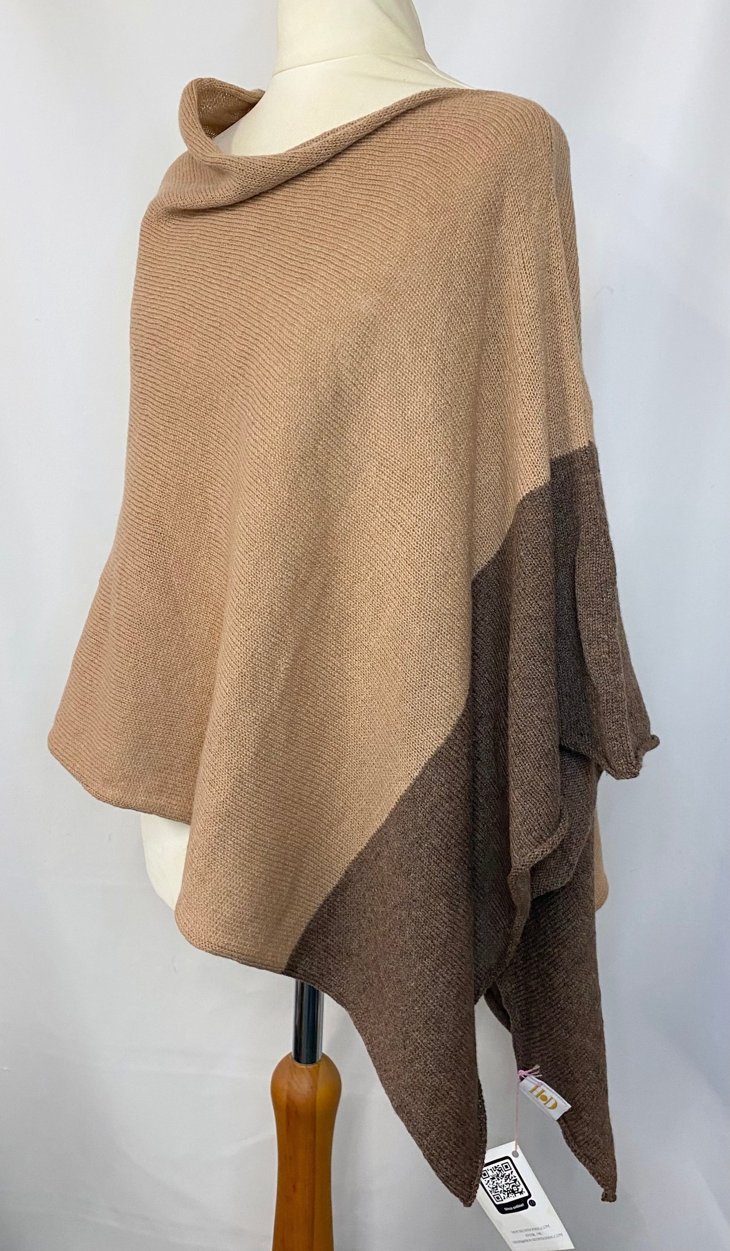 Brown Stripe Shawl