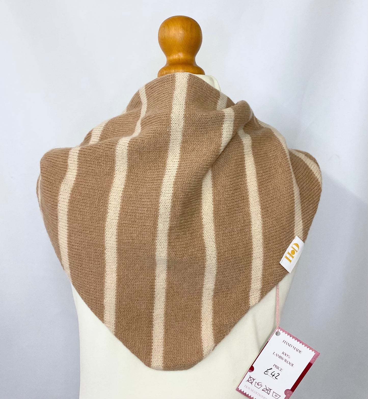 Brown with Cream Neckerchief