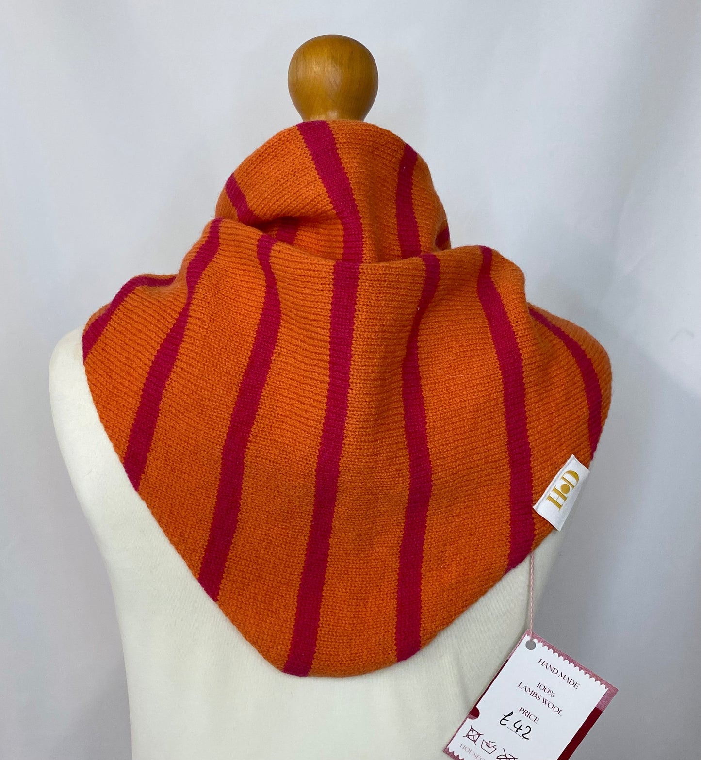 Orange and Pink Neckerchief