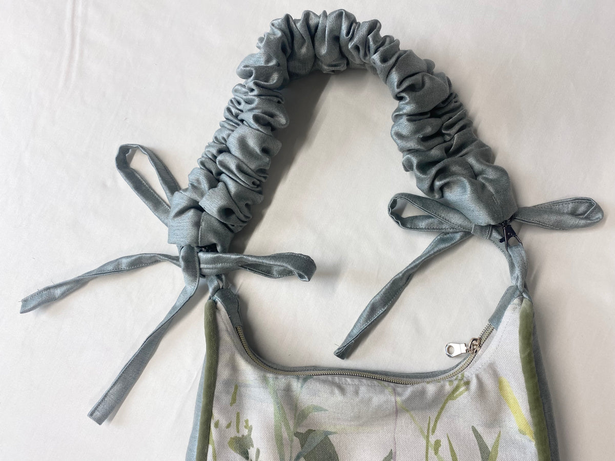 Lemon grass Hand Bag with extendable handle