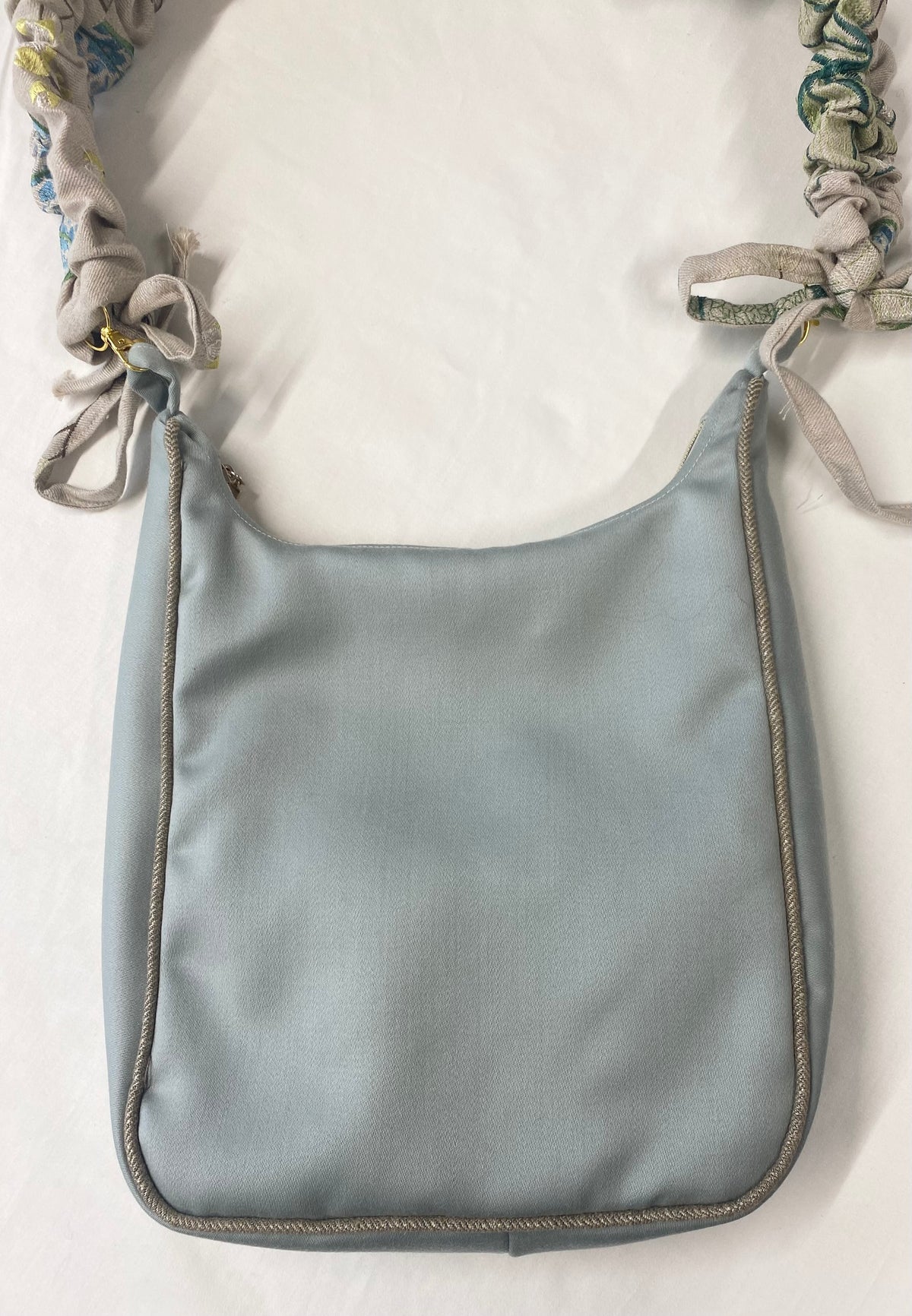 Large botanical Hand Bag with extendable handle
