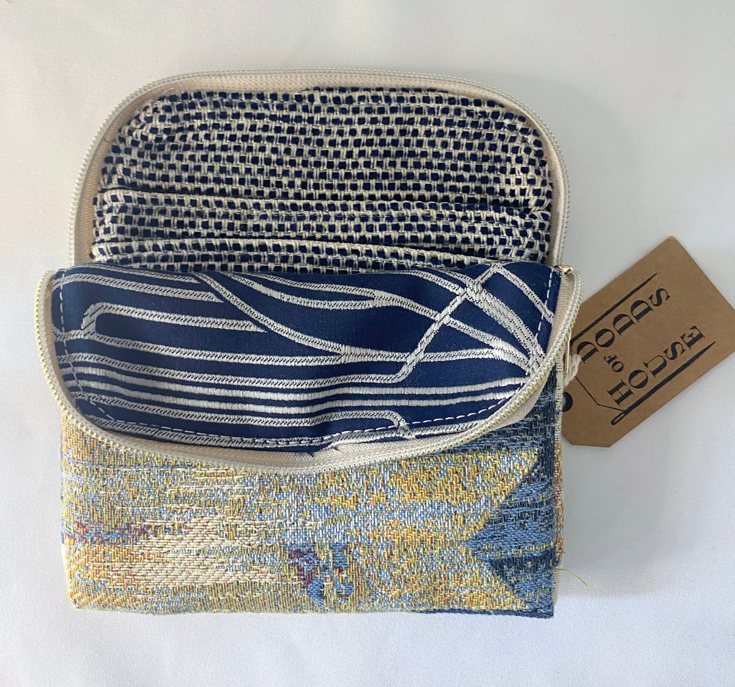 Textured Blue Purse