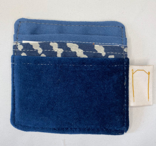Blue Velvet - Card Holder