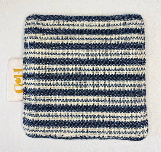 Navy and Orange Stripe - Card Holder