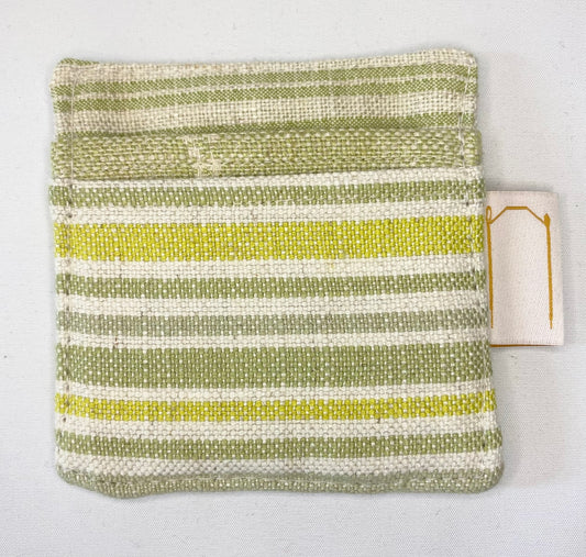 Lime Stripe - Card Holder