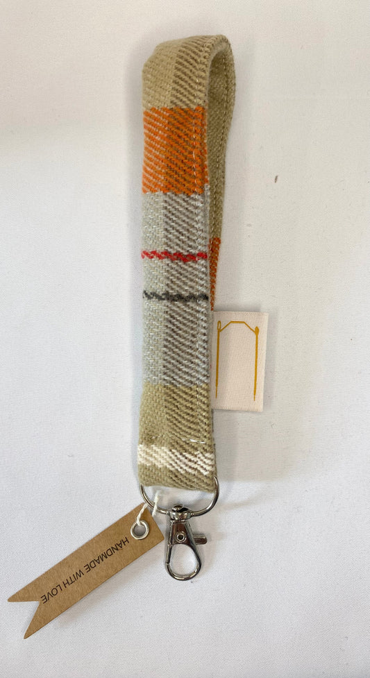 Orange with Silver Clasp -Key Holder