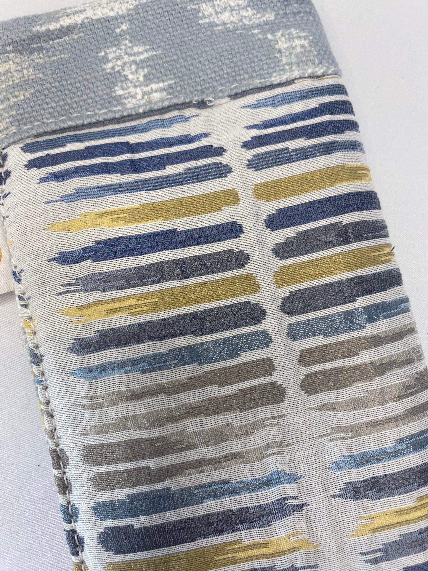 Blue Tonal striped Glasses Case