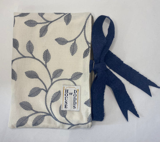 Dark Blue embroidered Book Bag