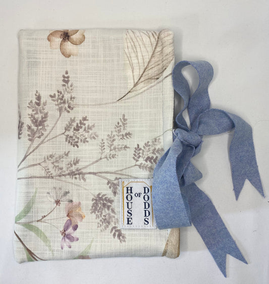 Soft blue tied Book Bag