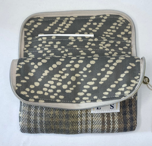 Grey Tartan - Purse
