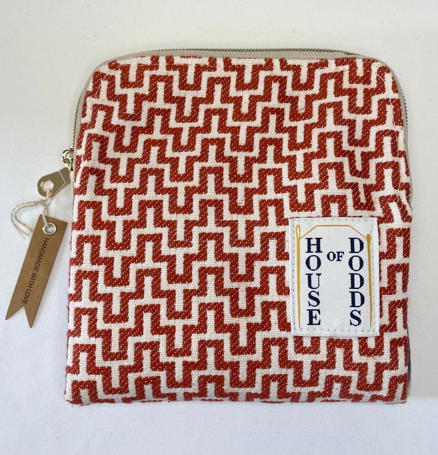 Geometric Red Purse
