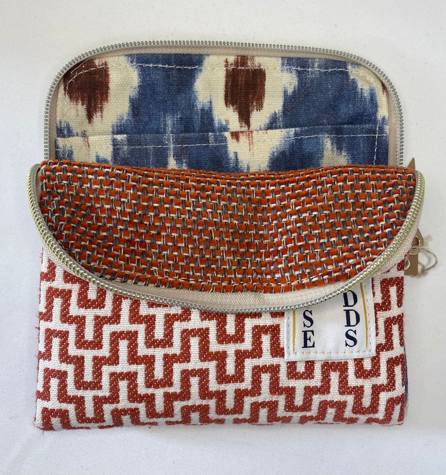 Geometric Red Purse