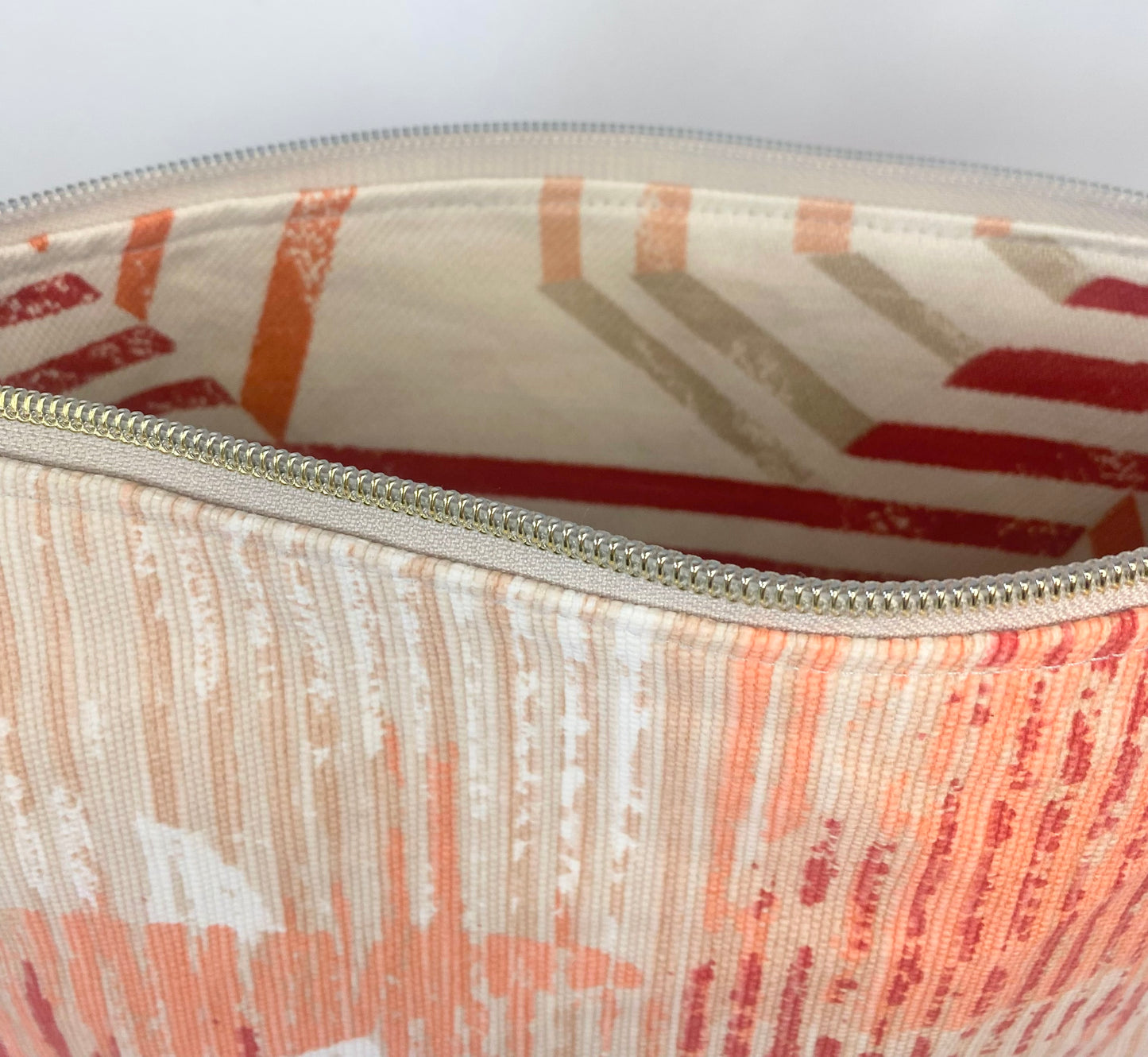 Red floral Cosmetic bag