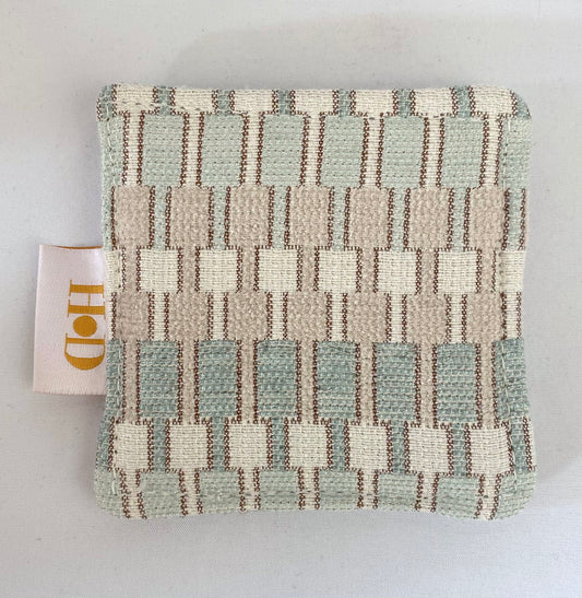 Grey and Mint Velvet - Card Holder