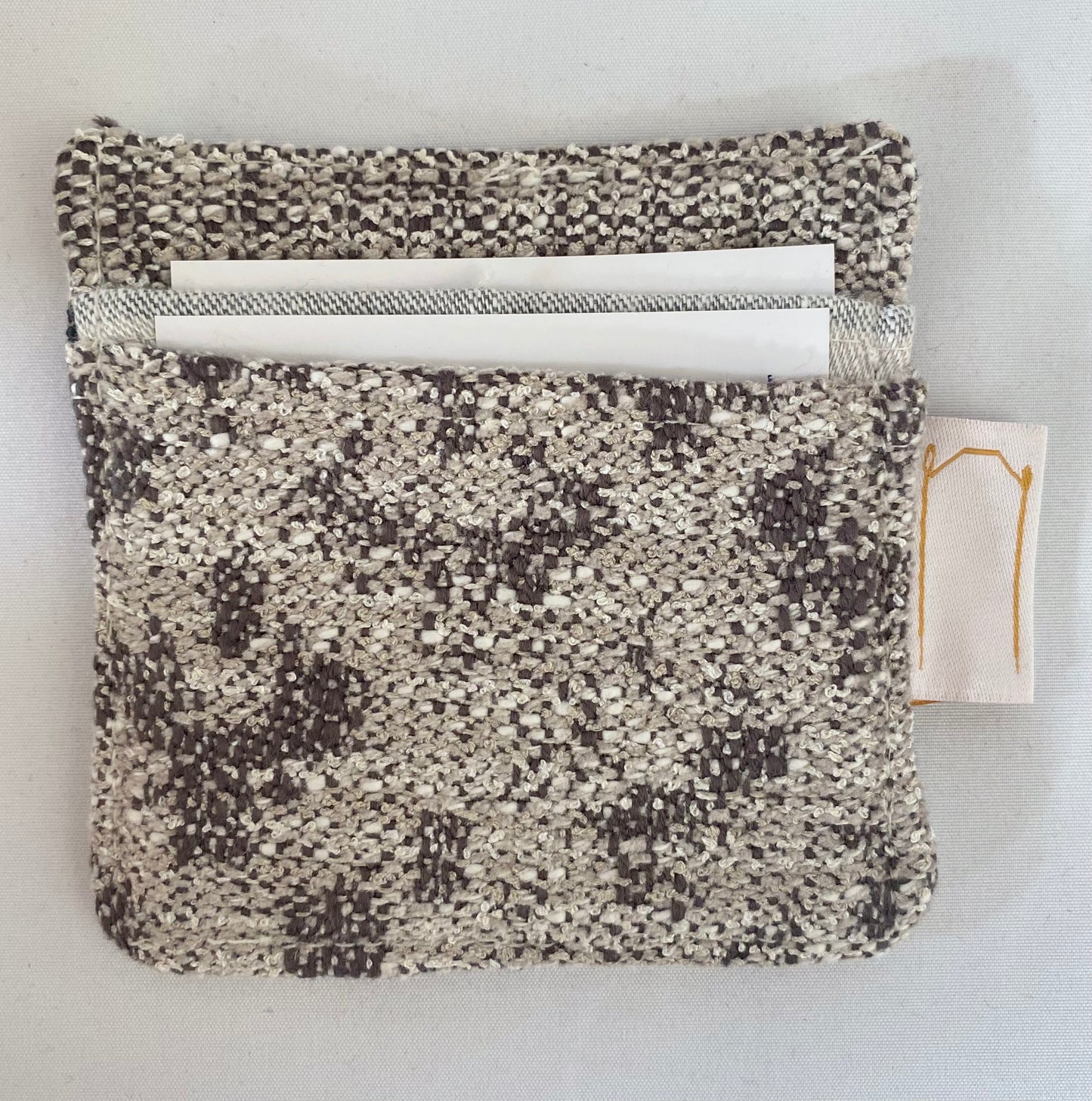 Grey Velvet - Card Holder