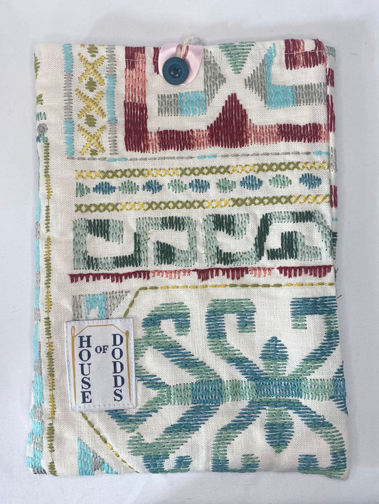 Playful Embroidered Book Bag