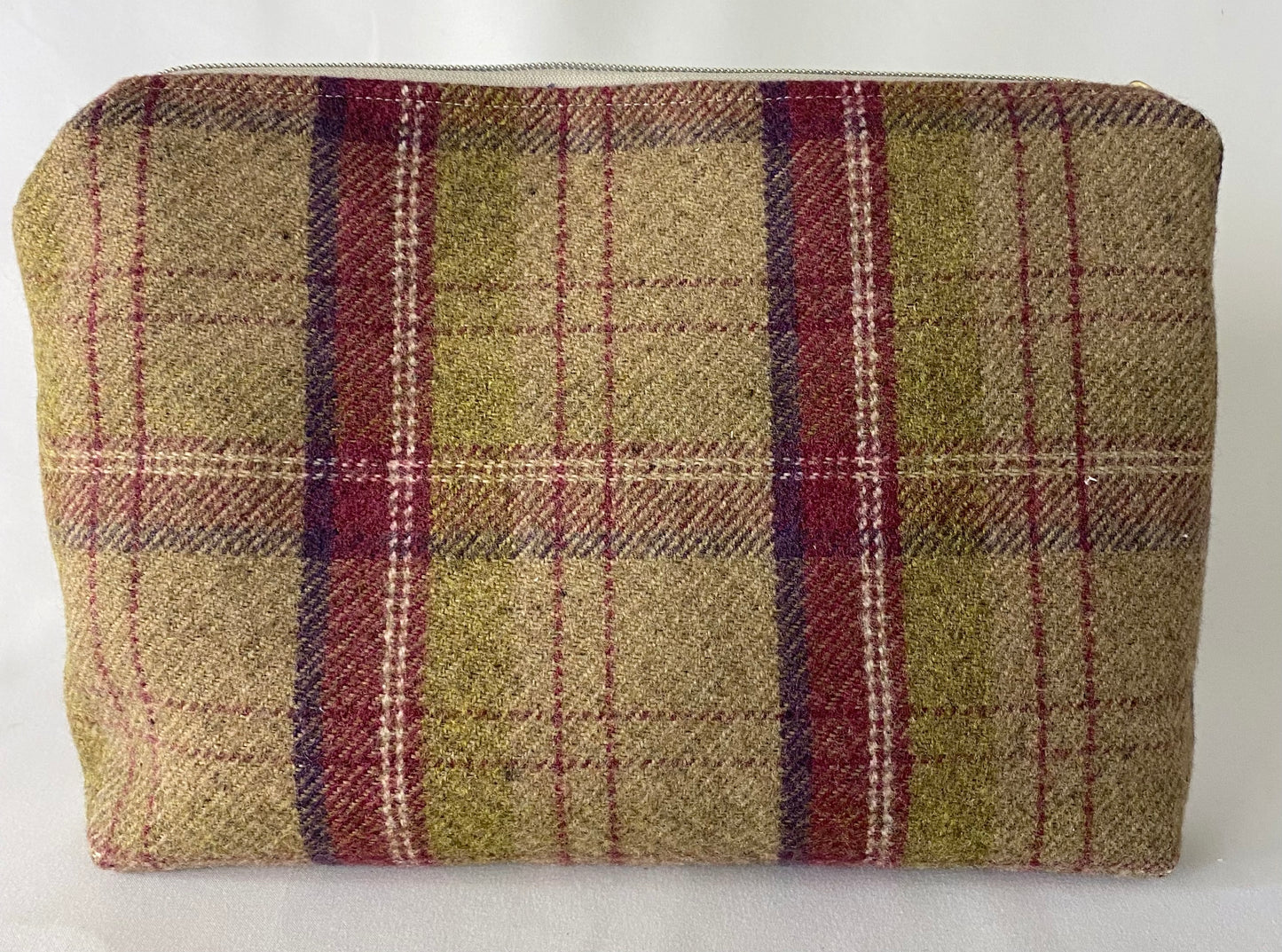 Summer Embroidery Cosmetic bag with water resistant lining